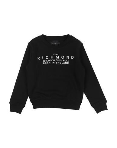 John Richmond Toddler Boy Sweatshirt Black Size 6 Cotton, Polyester In Black