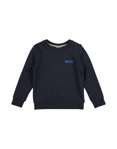 Hugo Boss Boss Toddler Boy Sweatshirt Navy Size 6 Cotton, Polyester