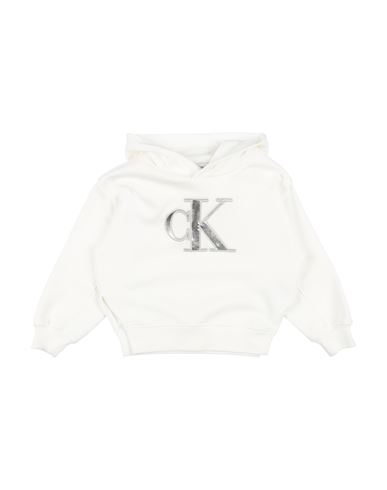 Calvin Klein Jeans Est.1978 Calvin Klein Jeans Toddler Girl Sweatshirt Ivory Size 4 Cotton