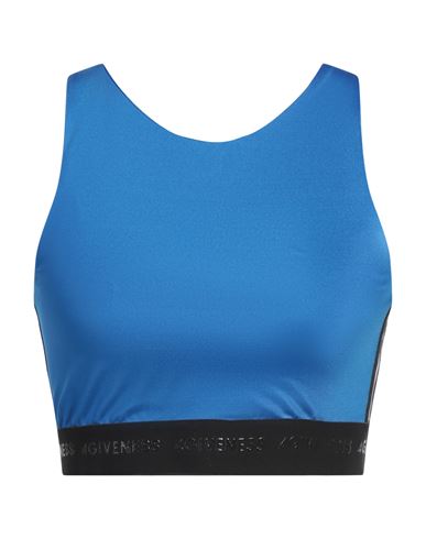 4giveness Woman Top Blue Size L Polyamide, Elastane