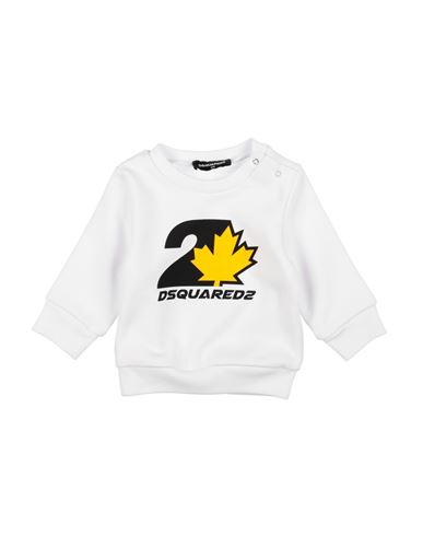 Dsquared2 Newborn Boy Sweatshirt White Size 3 Cotton In White