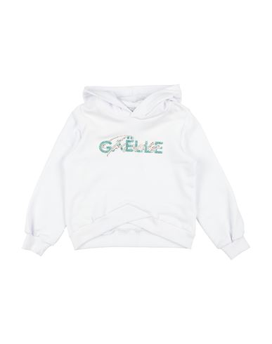 Gaelle Paris Babies' Gaëlle Paris Toddler Girl Sweatshirt White Size 6 Cotton, Elastane