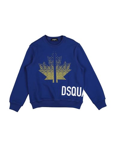 Shop Dsquared2 Toddler Boy Sweatshirt Blue Size 4 Cotton