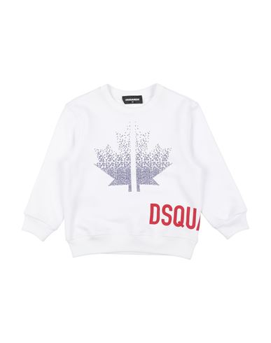 Dsquared2 Toddler Boy Sweatshirt White Size 4 Cotton In White