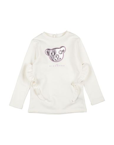 John Richmond Toddler Girl Sweatshirt Off White Size 3 Cotton, Polyester In White