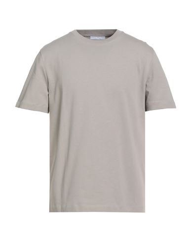 Helmut Lang Man T-shirt Light Grey Size L Cotton In Gray