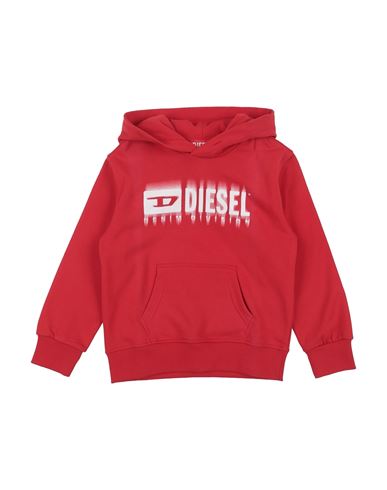 Diesel Toddler Boy Sweatshirt Red Size 6 Cotton, Elastane