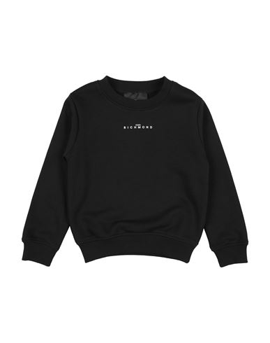 John Richmond Toddler Boy Sweatshirt Black Size 6 Cotton, Polyester In Black