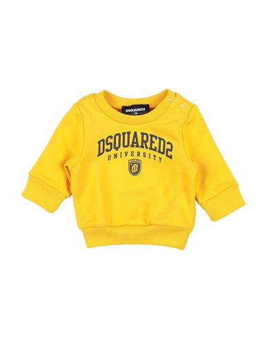 Dsquared2 Babies'  Newborn Boy Sweatshirt Yellow Size 3 Cotton