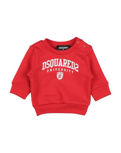Dsquared2 Babies'  Newborn Boy Sweatshirt Red Size 3 Cotton