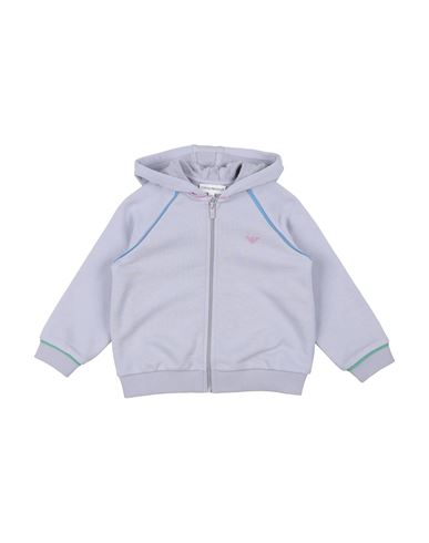 Emporio Armani Toddler Girl Sweatshirt Lilac Size 3 Cotton, Polyester, Elastane