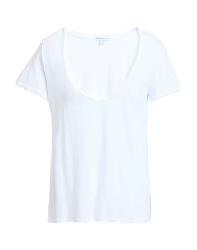 Shop James Perse Woman T-shirt White Size 3 Cotton