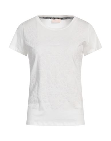 Liu •jo Woman T-shirt White Size Xs Cotton