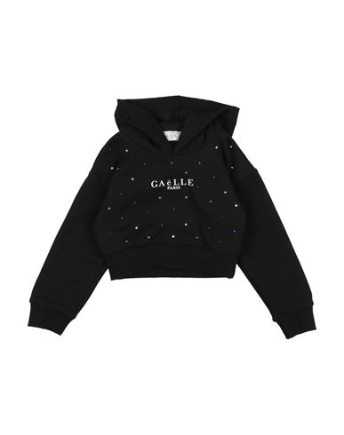 Gaelle Paris Babies' Gaëlle Paris Toddler Girl Sweatshirt Black Size 6 Cotton, Elastane
