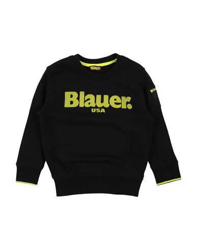 Shop Blauer . Toddler Boy Sweatshirt Black Size 6 Cotton, Polyester