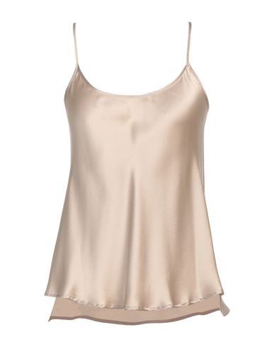 Max & Co . Woman Top Beige Size 8 Silk