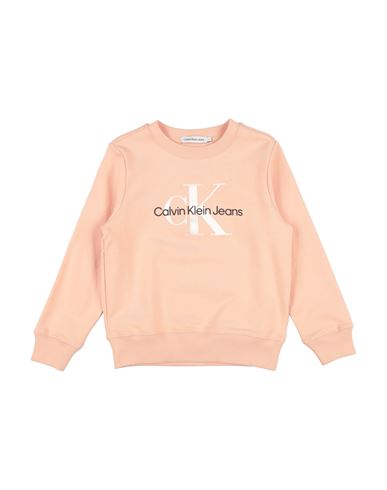 Calvin Klein Jeans Est.1978 Calvin Klein Jeans Toddler Girl Sweatshirt Salmon Pink Size 6 Cotton In Salmon Pink