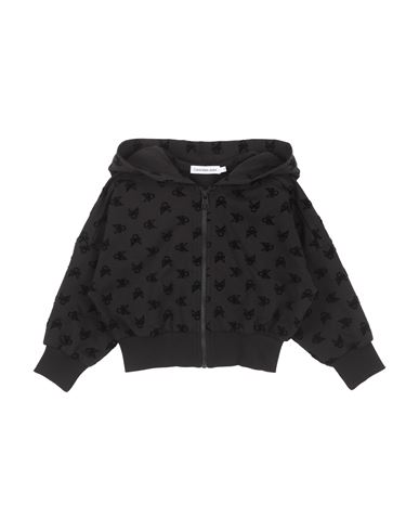 Calvin Klein Jeans Est.1978 Calvin Klein Jeans Toddler Boy Sweatshirt Black Size 4 Cotton, Elastane In Black