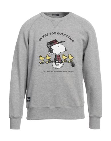 IN THE BOX IN THE BOX PEANUTS X IN THE BOX MAN SWEATSHIRT LIGHT GREY SIZE XXL COTTON 