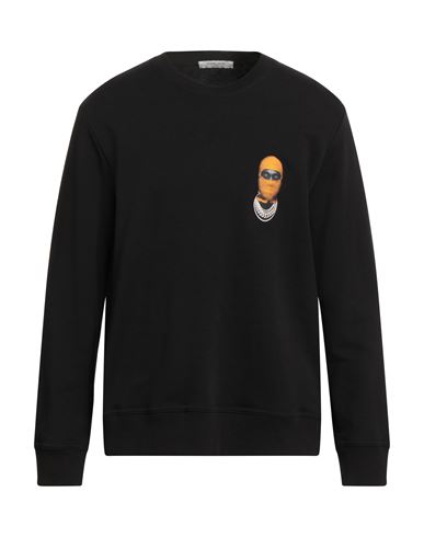 Ih Nom Uh Nit Man Sweatshirt Black Size M Cotton, Elastane