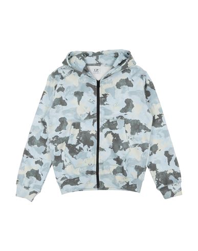 Shop C.p. Company Undersixteen C. P. Company Undersixteen Toddler Boy Sweatshirt Sky Blue Size 6 Cotton, Elastane