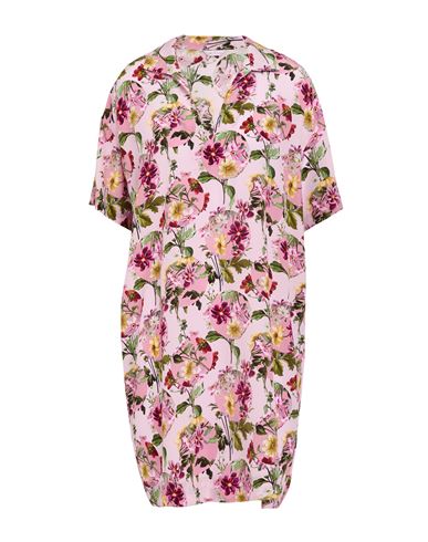 Miki Thumb Woman Mini Dress Pink Size S Silk