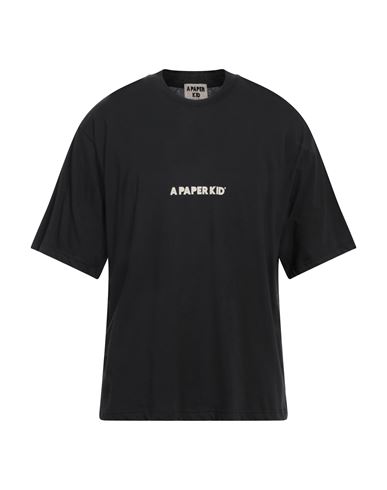 A Paper Kid Man T-shirt Black Size M Cotton