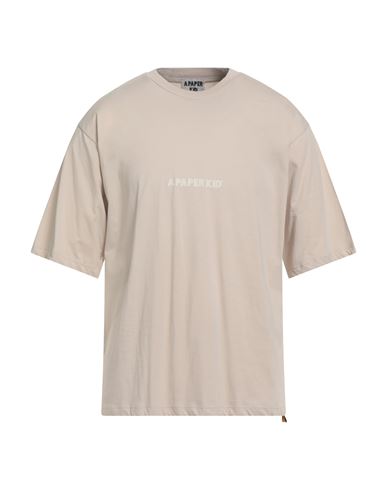 A Paper Kid Man T-shirt Beige Size M Cotton