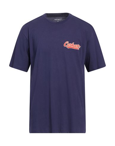 Carhartt Man T-shirt Purple Size Xl Organic Cotton