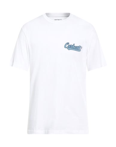 Carhartt Man T-shirt White Size Xl Organic Cotton