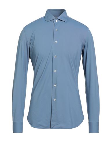 Xacus Man Shirt Slate Blue Size 15 ½ Polyamide, Elastane