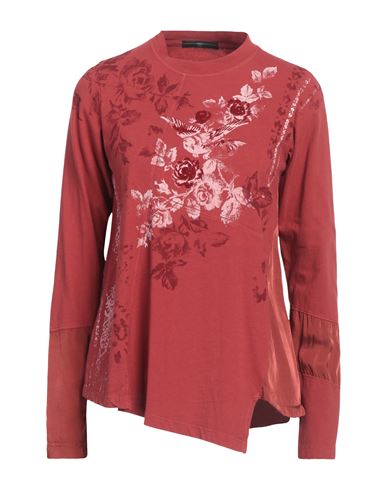 High Use Woman T-shirt Brick Size M Cotton, Cupro, Rayon