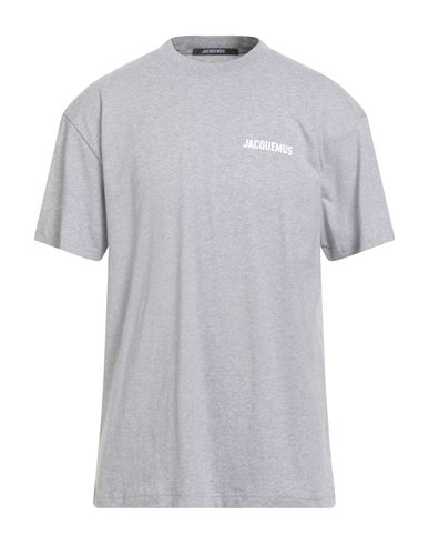 Jacquemus Man T-shirt Light Grey Size Xl Organic Cotton In Gray