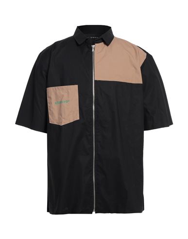 Shop Asensyo Man Shirt Black Size M Cotton