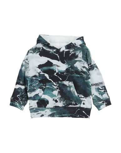 Emporio Armani Earctic Toddler Boy Sweatshirt Deep Teal Size 6 Cotton In Green