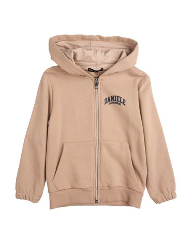 Daniele Alessandrini Toddler Boy Sweatshirt Light Brown Size 4 Cotton In Neutral