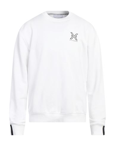 Richmond X Man Sweatshirt White Size Xl Cotton, Polyester