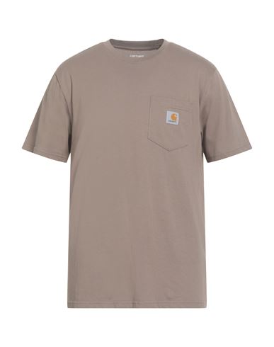 Carhartt Man T-shirt Khaki Size Xl Cotton