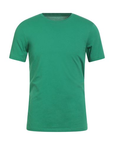 Armani Exchange Man T-shirt Green Size L Cotton In Green