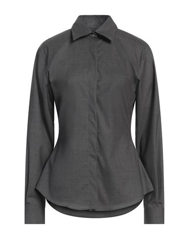 Rohe Róhe Woman Shirt Lead Size 10 Virgin Wool, Elastane