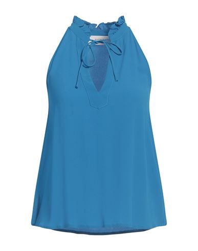 Beatrice B Beatrice .b Woman Top Azure Size 2 Acetate, Silk