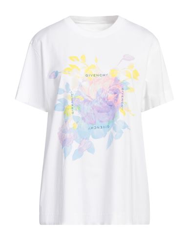 Givenchy Woman T-shirt White Size Xl Cotton