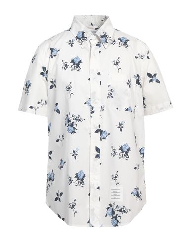 Thom Browne Man Shirt White Size 5 Cotton