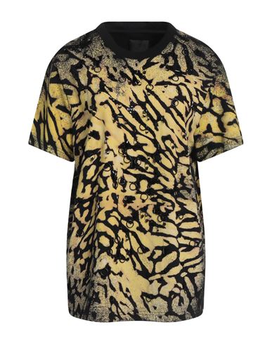 Givenchy Woman T-shirt Yellow Size S Cotton, Glass, Brass