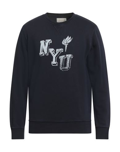Bl'ker Man Sweatshirt Navy Size M Cotton In Blue