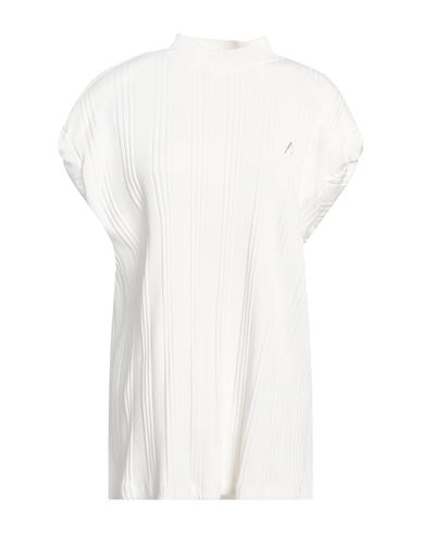 Attico The  Woman T-shirt White Size 4 Cotton
