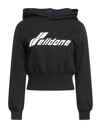 We11 Done Woman Sweatshirt Black Size Xs Cotton In Black