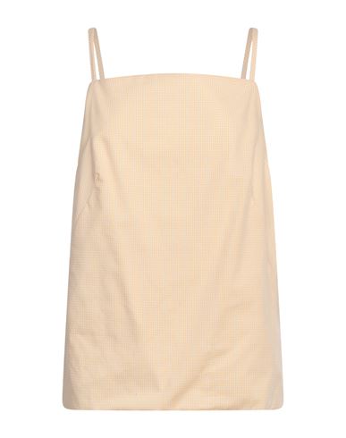MAISON LAVINIATURRA MAISON LAVINIATURRA WOMAN TOP YELLOW SIZE 10 COTTON 