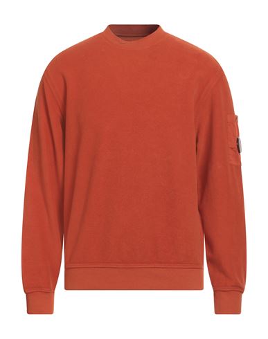 C.p. Company C. P. Company Man Sweatshirt Rust Size 3xl Cotton In Orange