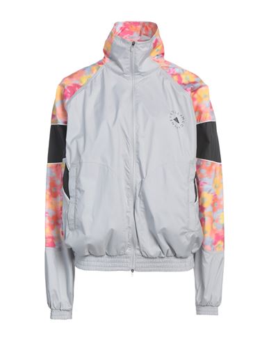 Adidas By Stella Mccartney Woman Jacket Grey Size L Recycled Polyester